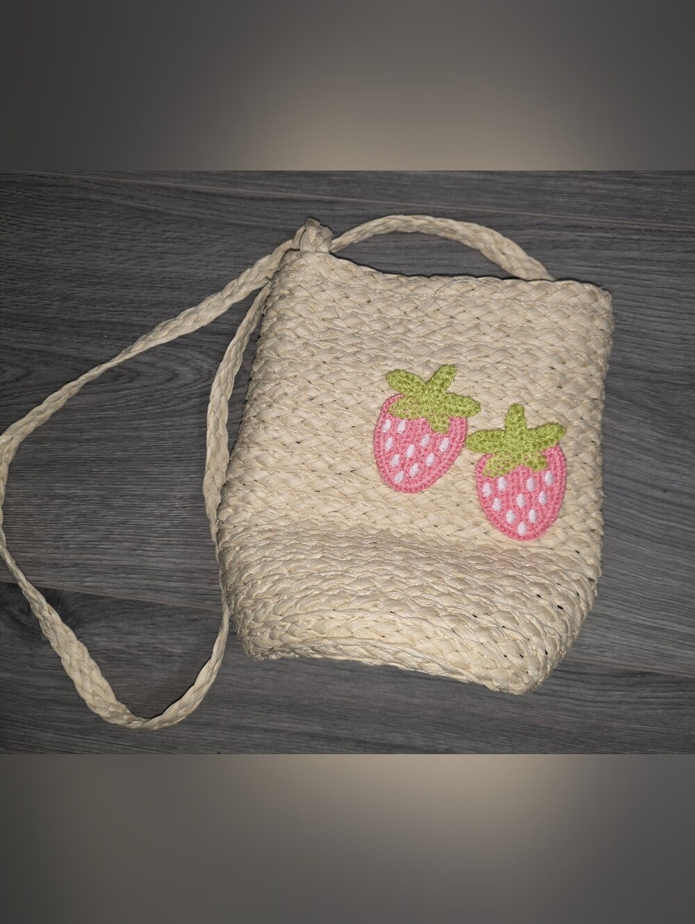 Purse. Kids. Strawberry theme, beautiful. New! Crossbody!